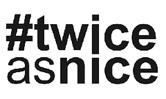 #twiceasnice Recruiting logo